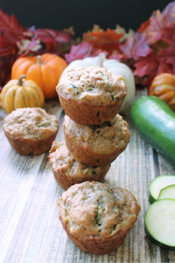 Healthy Zucchini Bran Muffins 2 Cookin Mamas