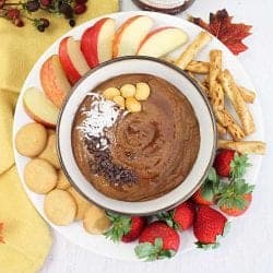 Healthy Chocolate Yogurt Hummus square