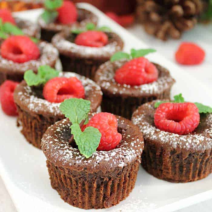 Molten Chocolate Cupcakes square