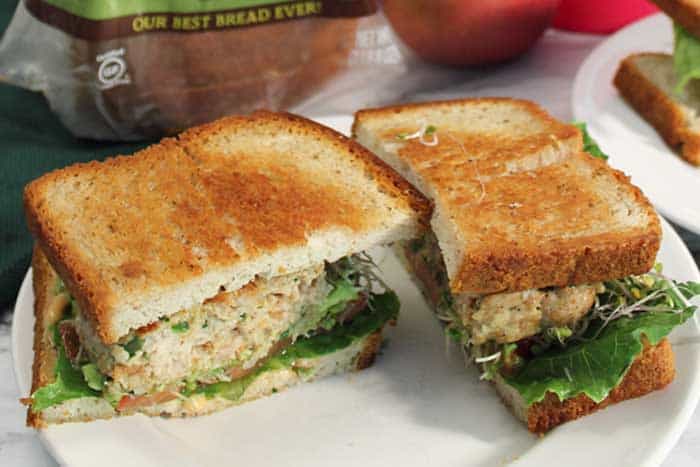 Spicy Chicken Burger with Sriracha Aioli closeup 3