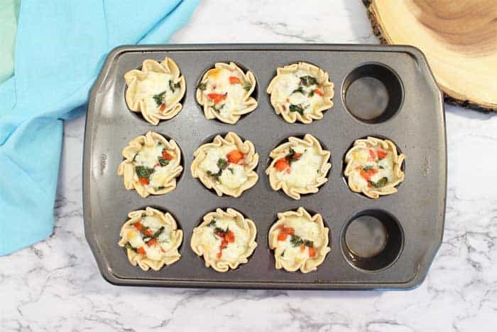 Caprese Empanadas baked