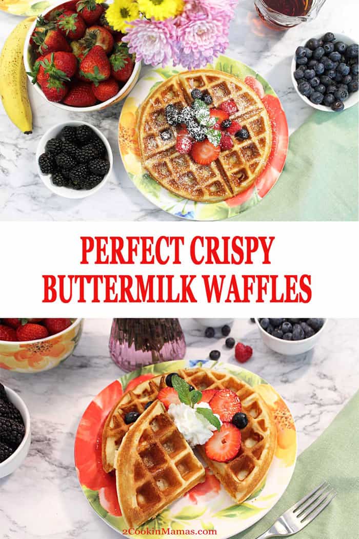 Crispy Buttermilk Waffles