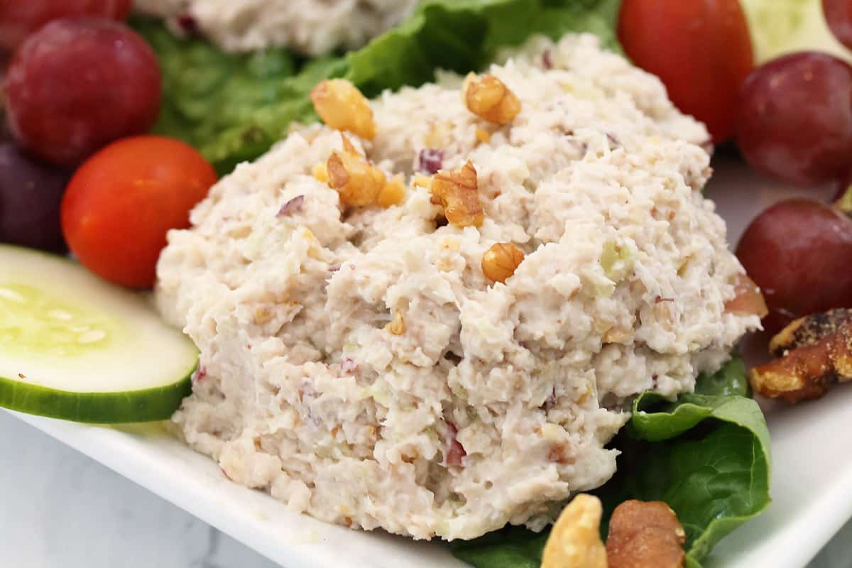 Chicken Salad with Grapes and Walnuts - 2 Cookin Mamas