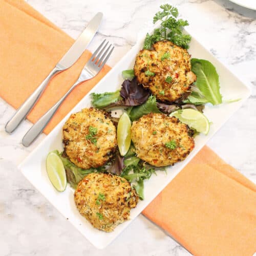 Easy Air Fryer Tuna Patties - 2 Cookin Mamas