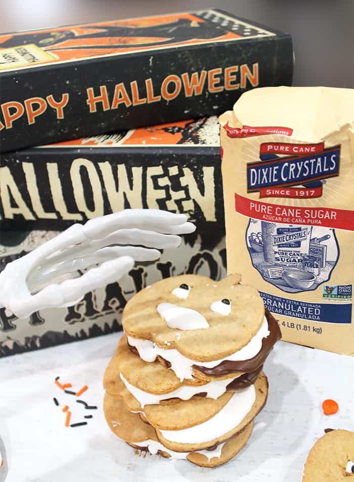 halloween s’mores cookies