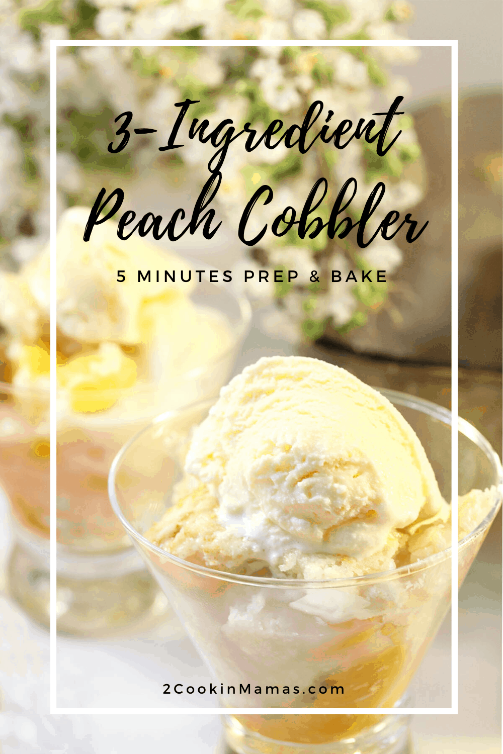 Easy Peach Cobbler with Cake Mix