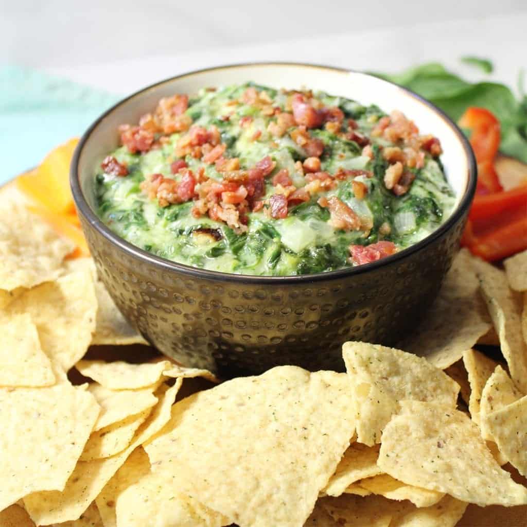 Creamy Spinach Dip 2 Cookin Mamas