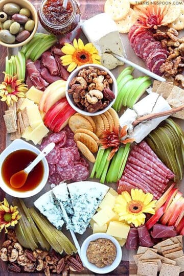 Fall Charcuterie Board overview.