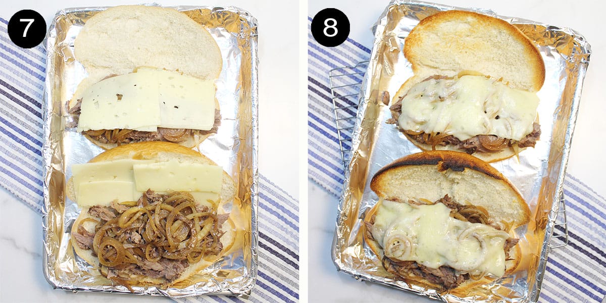 Preparing sandwiches for boiler.