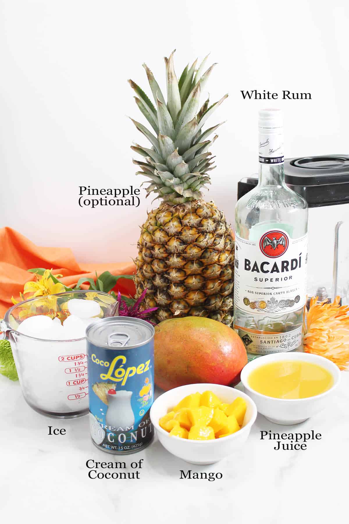 Mango Colada - A Tropical Cocktail - 2 Cookin Mamas