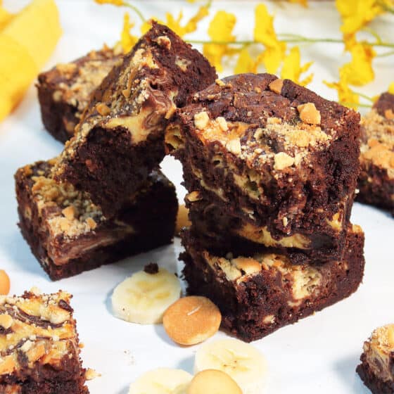 Banana Pudding Brownies 2 Cookin Mamas