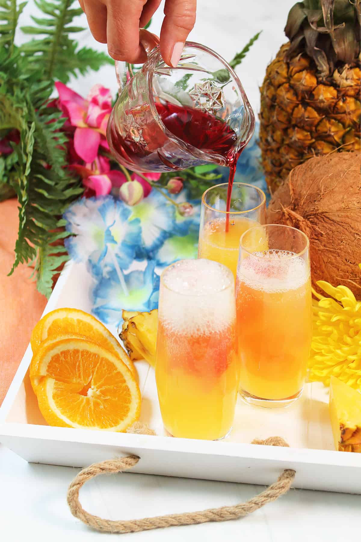 Hummingbird Mimosa - Pineapple Orange Mimosa Recipe