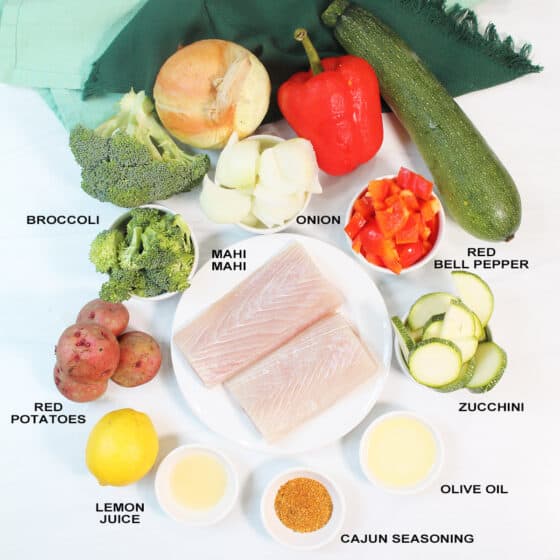 Grilled Mahi Mahi with Vegetables in Foil Packets 2 Cookin Mamas