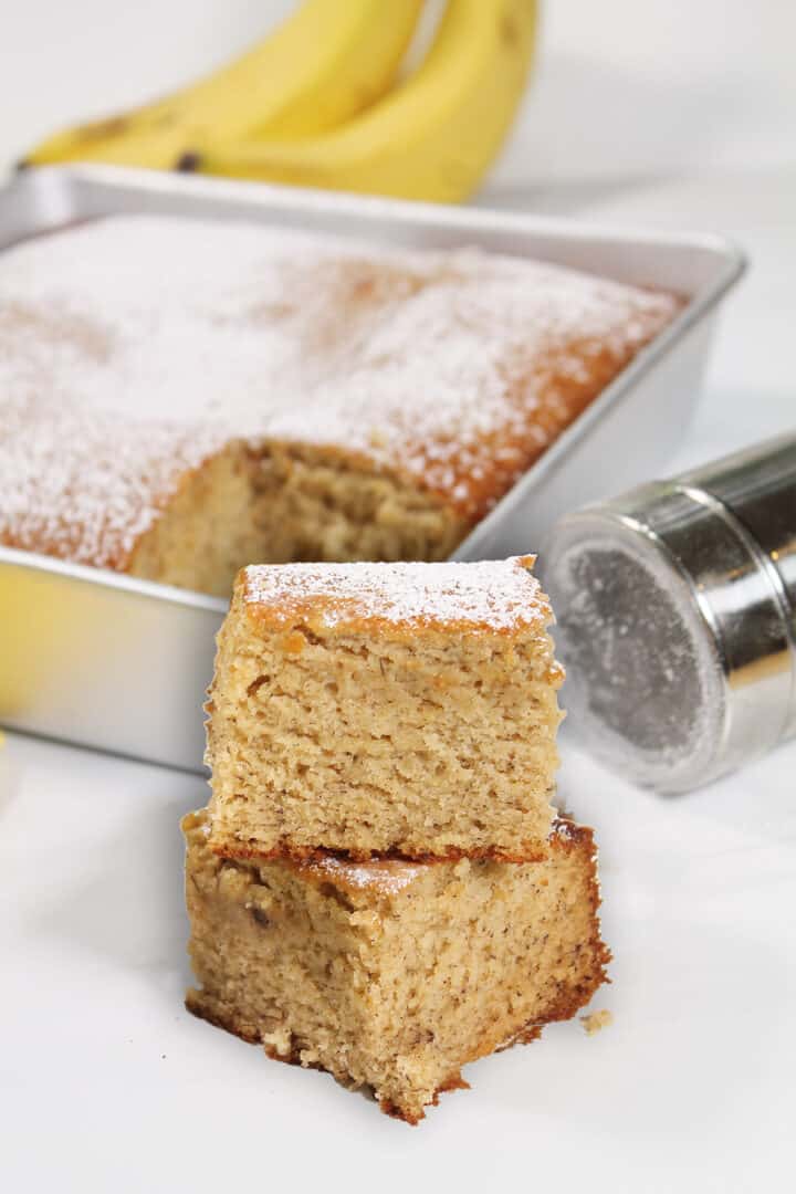 Banana Snack Cake - 2 Cookin Mamas