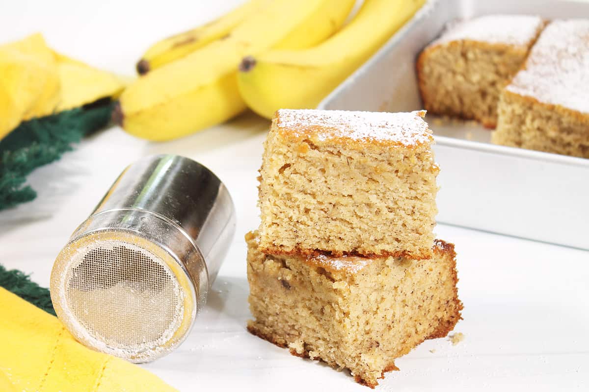 Banana Snack Cake 2 Cookin Mamas