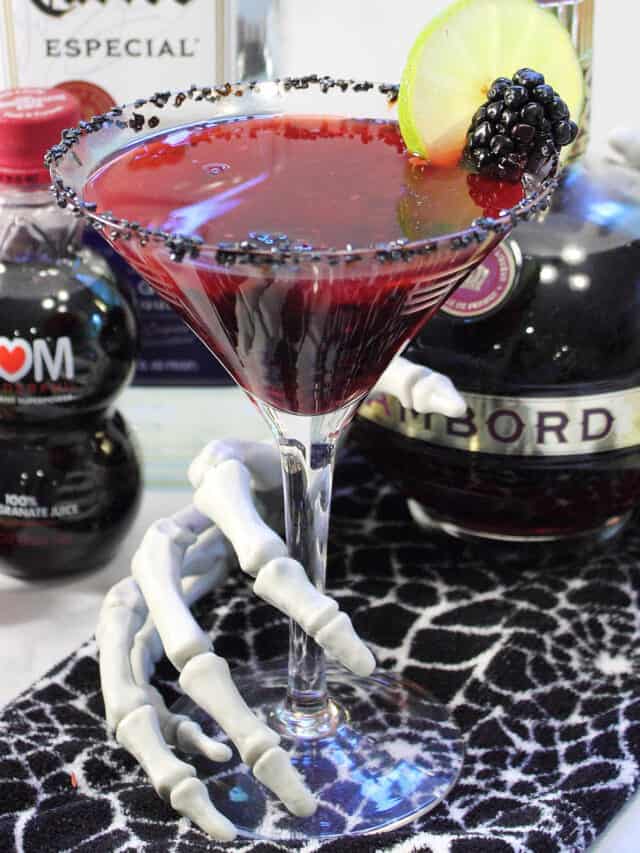 Best Halloween Black Widow Cocktail