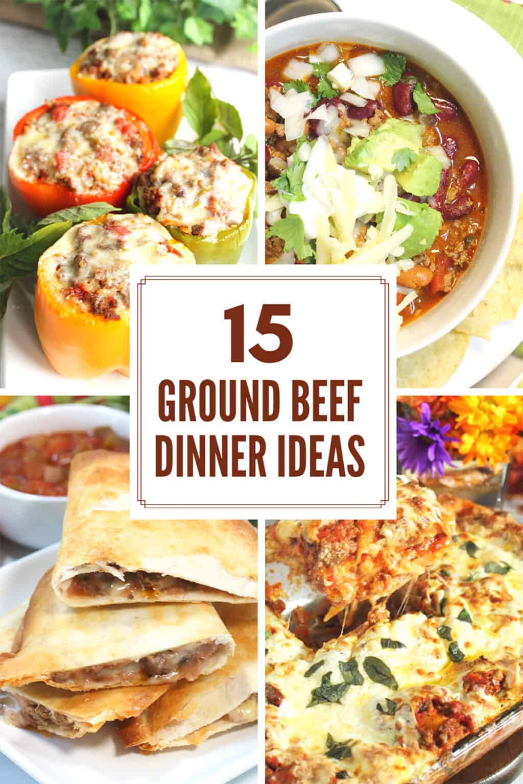 15 Easy Ground Beef Dinner Ideas - 2 Cookin Mamas