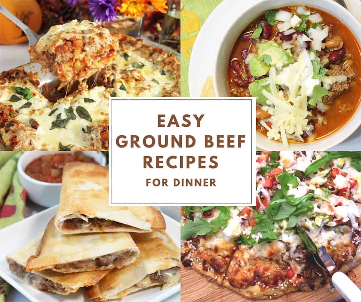 15 Easy Ground Beef Dinner Ideas - 2 Cookin Mamas