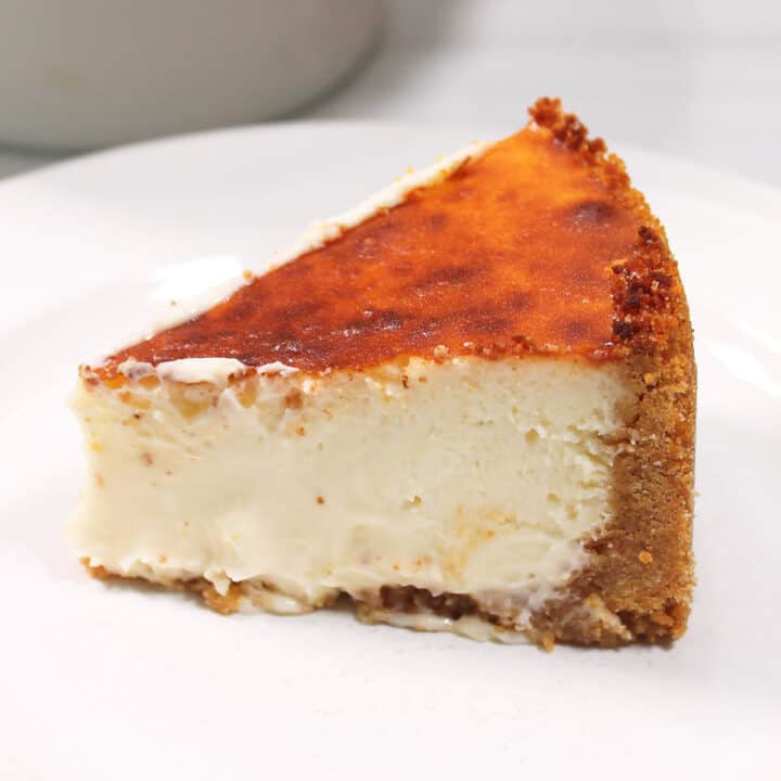 Air Fryer Basque Burnt Cheesecake - 2 Cookin Mamas