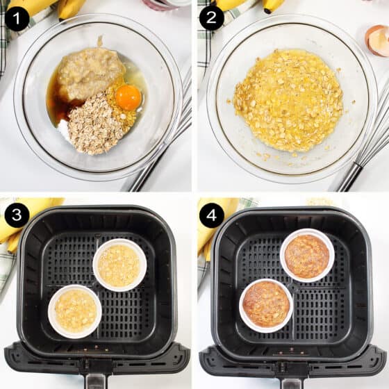 Air Fryer Baked Oats 2 Cookin Mamas