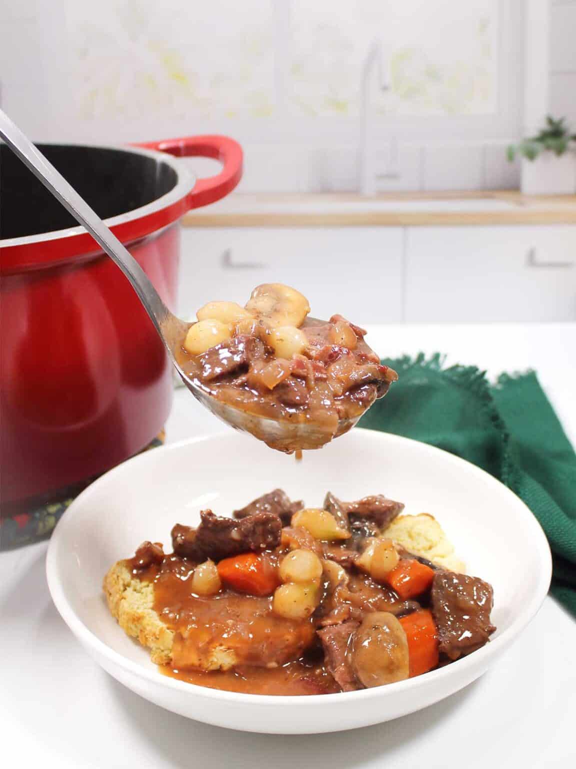 Beef and Mushroom Stew - 2 Cookin Mamas