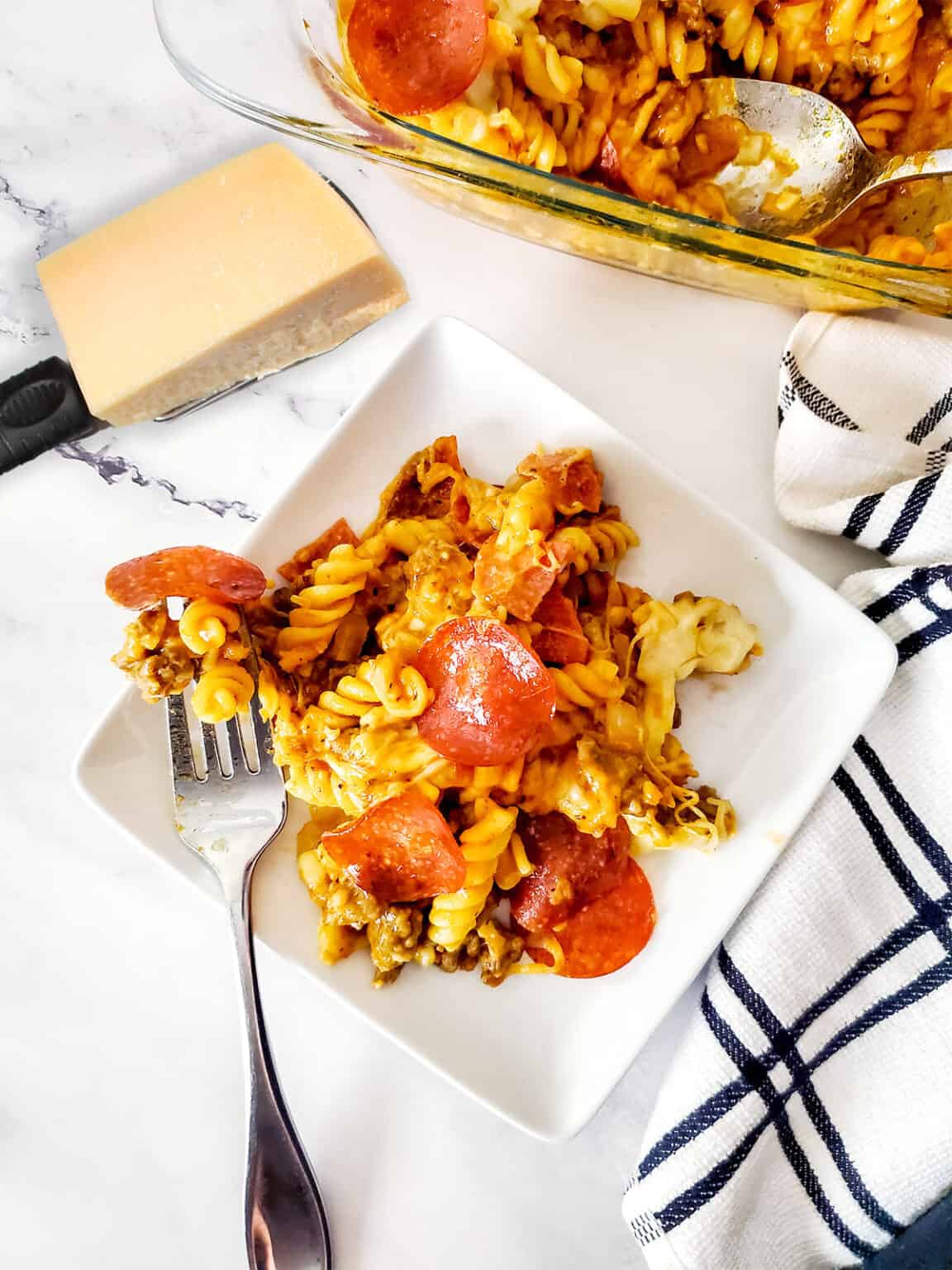 Pizza Pasta Casserole 2 Cookin Mamas