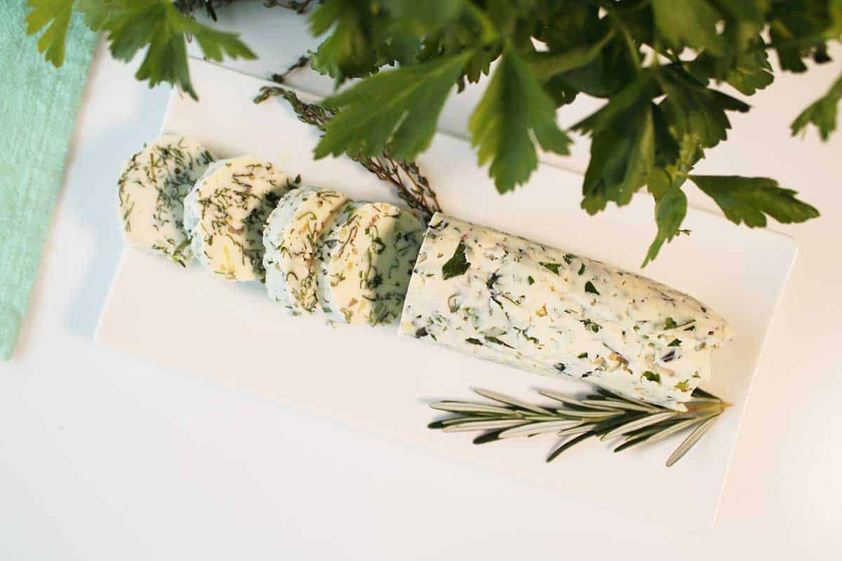 Garlic Herb Compound Butter 2 Cookin Mamas