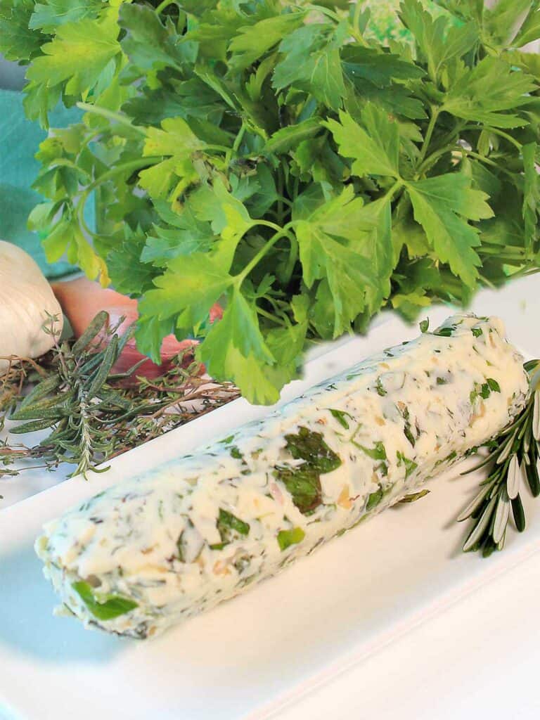 Garlic Herb Compound Butter 2 Cookin Mamas