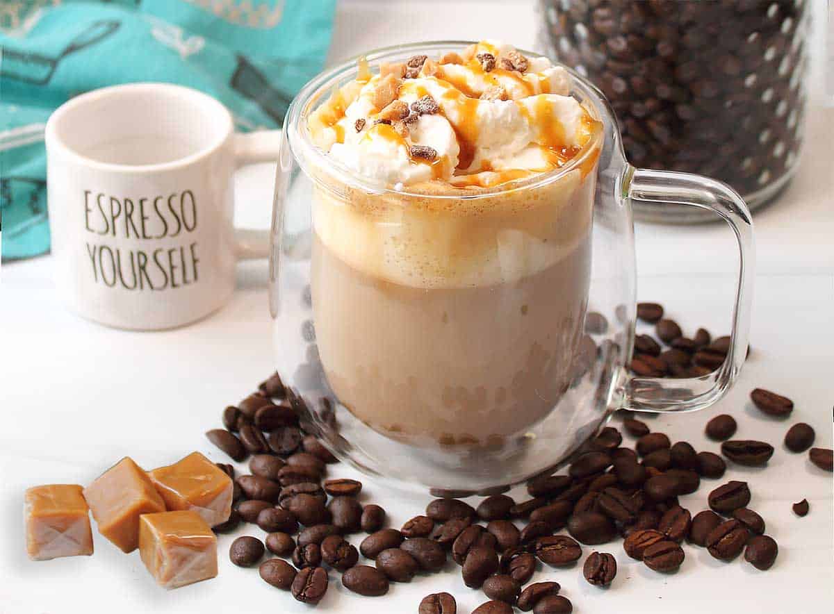 Caramel Creme Brulee Latte (Starbucks Copycat) 2 Cookin Mamas