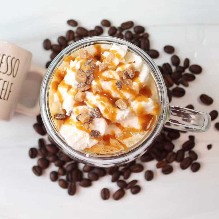 Caramel Creme Brulee Latte (Starbucks Copycat) 2 Cookin Mamas