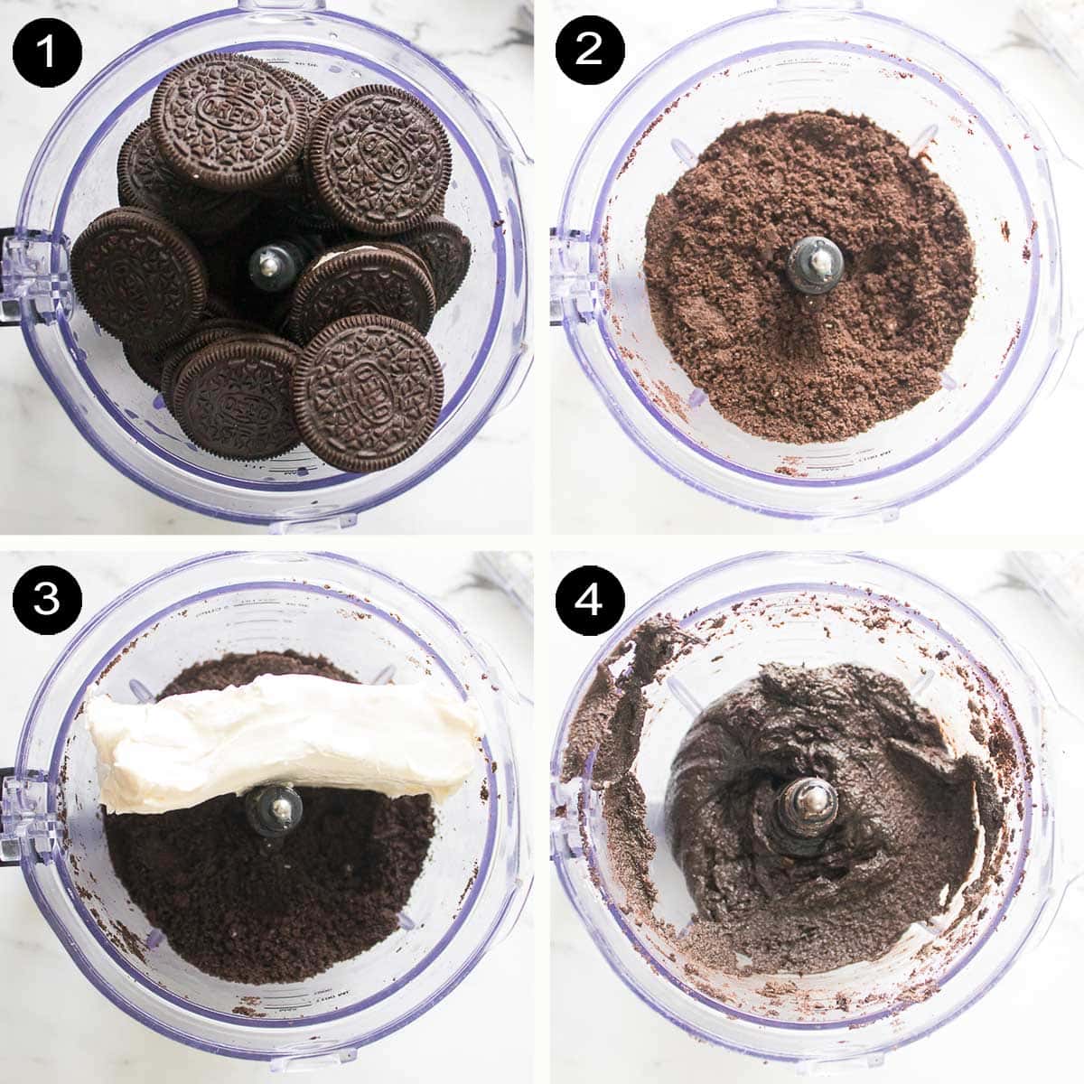 Prepping the truffles.