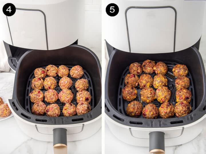 Air Fryer Stuffing Balls 2 Cookin Mamas