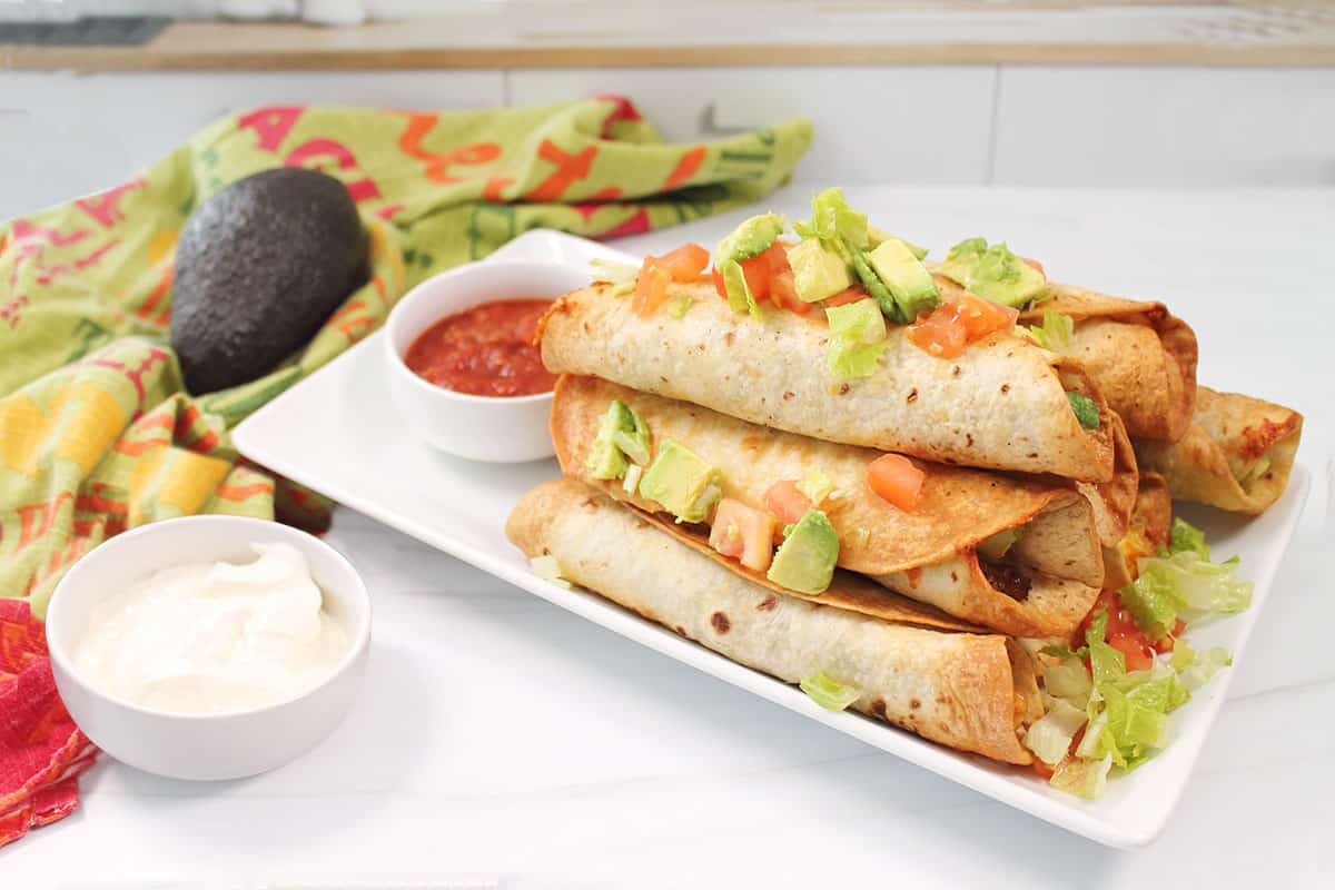 Air Fryer Breakfast Taquitos 2 Cookin Mamas