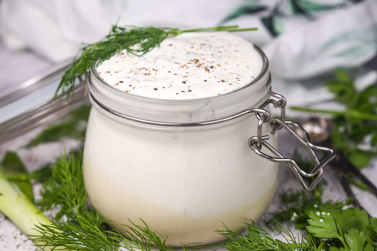 Creamy Herb Ranch Dressing 2 Cookin Mamas