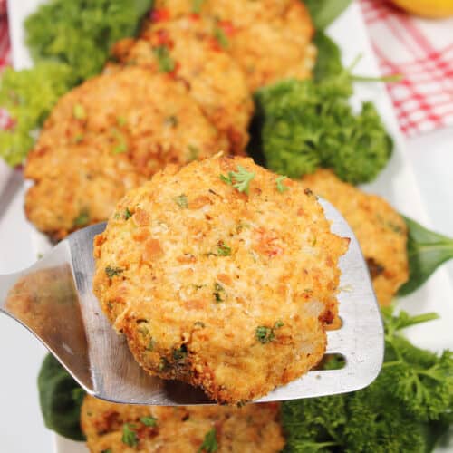 Crispy Air Fryer Salmon Patties Recipe - 2 Cookin Mamas