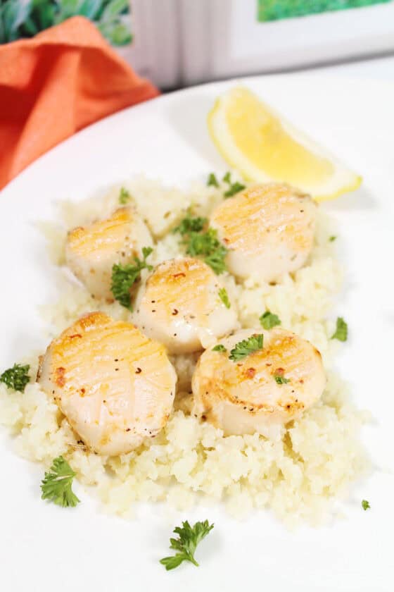 Air Fryer Frozen Scallops Recipe 2 Cookin Mamas