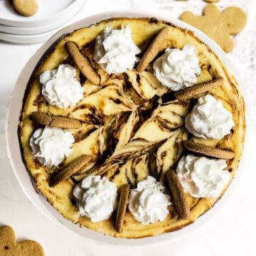 Baked Gingerbread Cheesecake.