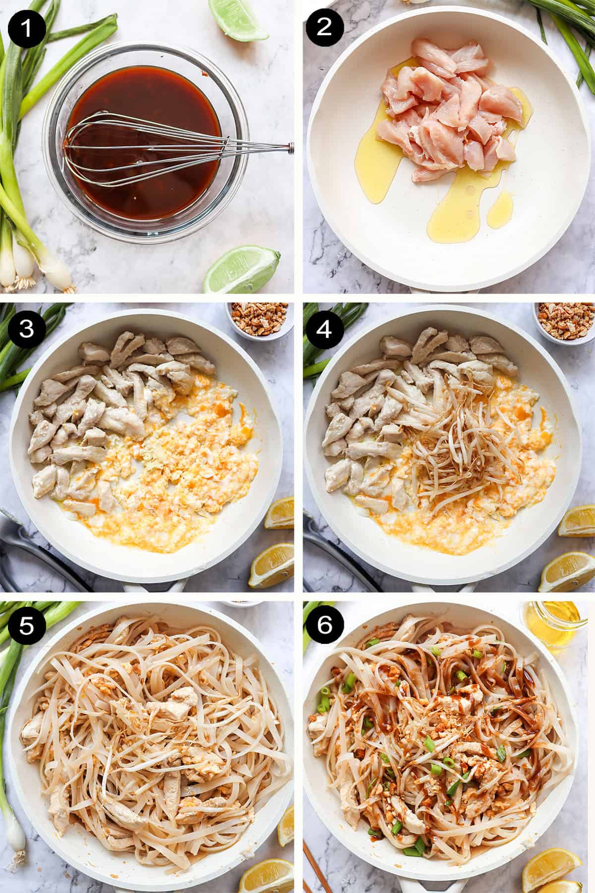 How to make easy Chicken Pad Thai recipe.