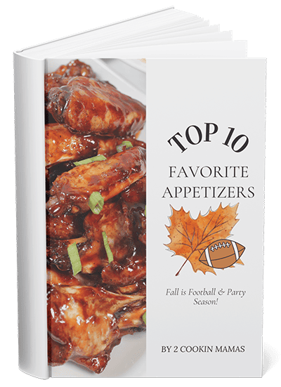 Top 10 Appetizers e-book cover.